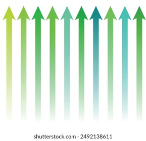 Abstrakte Pfeile auf weißem Hintergrund Design