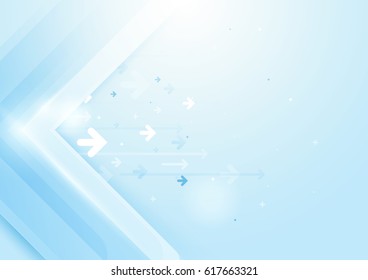 Abstract arrows technology concept background