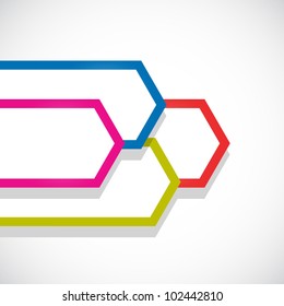 abstract arrow.vector illustration.