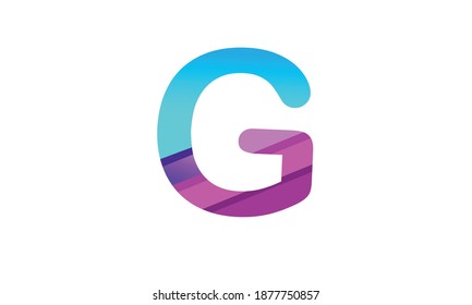 Abstract Art Alphabet Letter G Logo Stock Vector (Royalty Free ...