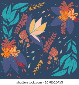 abstract, art, artistic, backdrop, background, beauty, bloom, blossom, blue, calico, country-style, cute, daisy, design, ditzy, element, fabric, fashion, feminine, flora, floral, flower, garden, graph