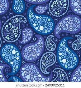 Abstract art background blue color combination for advertising, packaging etc.