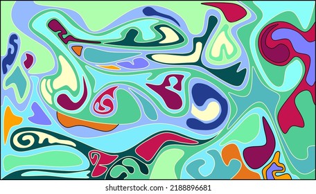 Abstract art background with colorful