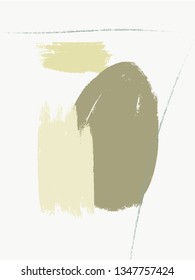 Abstract Art Background with colorful geometric elements. Modern create tempera design for poster, card, modern wall art, house warming gift