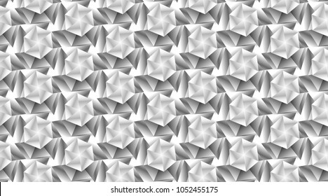 abstract art background  created like flower or umbrellas.   3 colour of gray, back and whit. It is luxuries design for wallpaper, paper wrap, backdrop ,banner or other beautiful art .