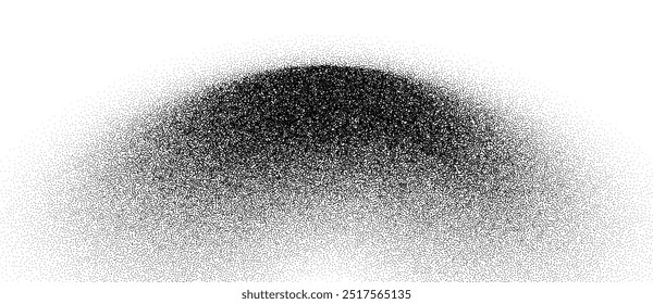Abstract art background with dots. Stipple effect with chaotic noise.