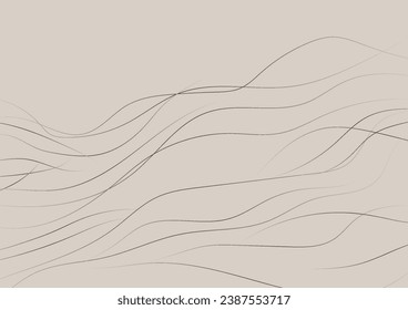 Abstract art background The lines are arranged in order to design the background using brown. To look minimal and modern. Suitable for wallpaper, posters, and fabric patterns.