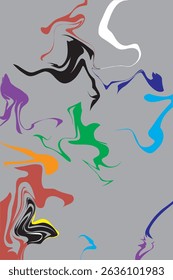 Fondo de arte Abstractas con color líquido