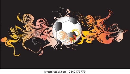 Fondo de arte Abstractas con color líquido
