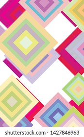 
Abstract art background with rhombus, geometric elements.