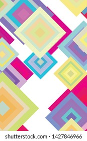 
Abstract art background with rhombus, geometric elements.