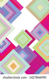 
Abstract art background with rhombus, geometric elements.