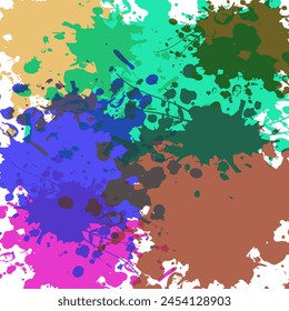 abstract art background with splashes