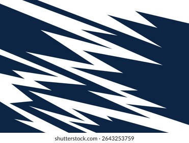 Abstract art background with striking spikes and a rhythmic zigzag line texture
