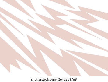 Abstract art background with striking spikes and a rhythmic zigzag line texture