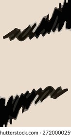 Abstract art background with unique shapes combination