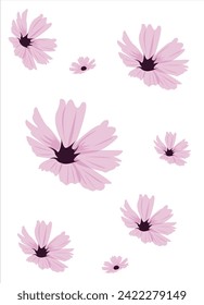 Abstract art background vector. Gold striped art flower and botanical leaves, Organic shapes, wallpaper in minimal style. Vector