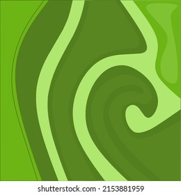 Abstract art background vector illustration. The combination of dark green, light green