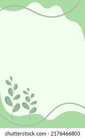 Abstract art background vector. Luxury minimal style wallpaper with grey line art flower and botanical leaves, Organic shapes, Vector background for banner, poster, Web and packaging.