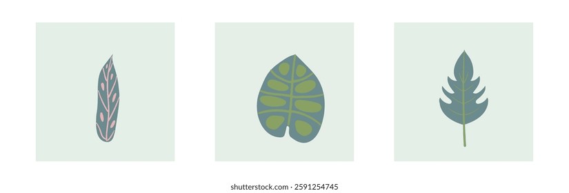 Abstract art background vector. Luxury minimal style wallpaper with line art flower and botanical leaves, Organic shapes, Watercolor. Vector background for banner, poster, and web