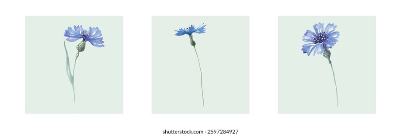 Abstract art background vector. Luxury minimal style wallpaper with line art flower and botanical leaves, Organic shapes, Watercolor. Vector background for banner, poster, and web