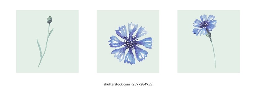 Abstract art background vector. Luxury minimal style wallpaper with line art flower and botanical leaves, Organic shapes, Watercolor. Vector background for banner, poster, and web
