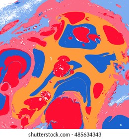  Abstract art background. Vector marbled illustration. Artwork marbled paper. Hand drawn marbling illustration. Handmade texture. Abstract background color paint mixed flows.