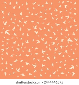 Abstract art background vector. minimal style wallpaper line art flower and botanical leaves, Organic shapes. Vector background for banner, poster, Web and packaging. Leaf, Bird, Flower, Folk, Motif.
