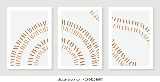 Abstract art background vector. Minimalist modern contour drawing. contemporary abstract line art design for wall art, wallpaper, home decoration, cover, printable painting. 