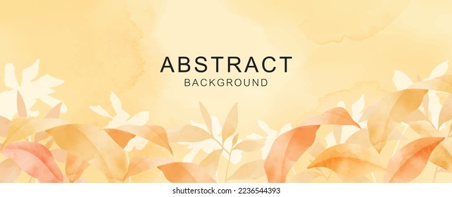 Abstract art background vector.Organic shapes, Watercolor. Vector background for banner, poster, Web and packaging.