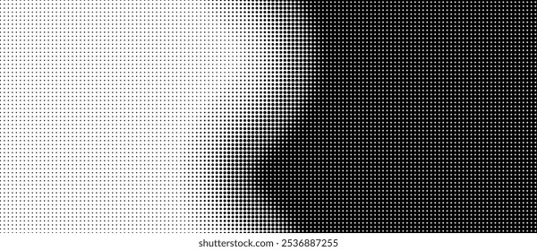 Abstrakte Kunst, Hintergrundwellen mit Punkten. Stipple-Effekt mit chaotischem Rauschen.