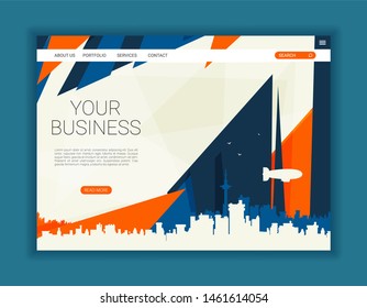 Abstract art background for web and print modern vector