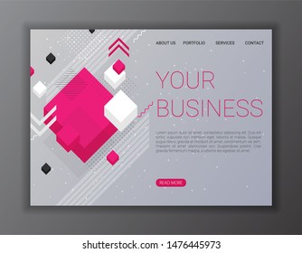 Abstract art background for web and print modern vector