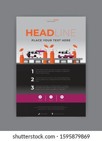 Abstract art background for web and print modern vector