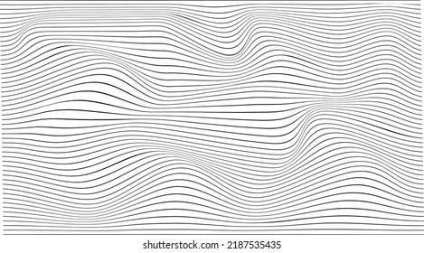 abstract art in black lines with white background