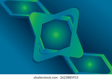 abstract art blue background vector