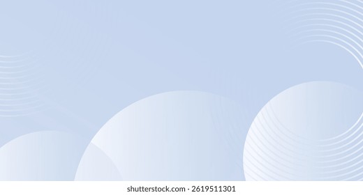 Abstract art blue modern background with circle elements. Digital technology modern simple