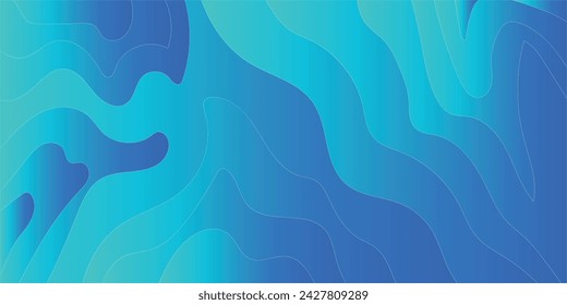 Abstract art blue paint background with liquid fluid grunge texture