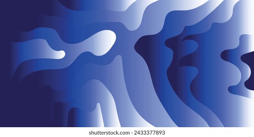 Abstract art blue paint background with liquid fluid grunge texture