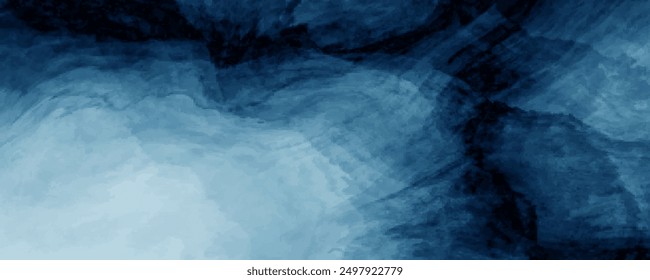 Abstract art blue paint background with liquid fluid grunge texture. vector illustration