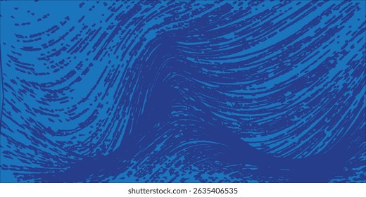 Abstract art blue paint background with liquid fluid grunge texture.