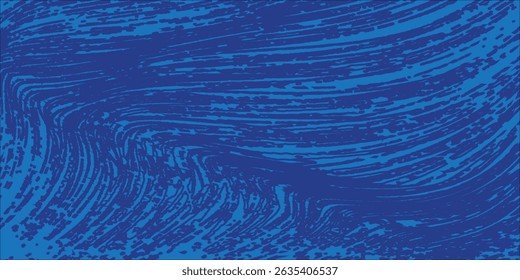 Abstract art blue paint background with liquid fluid grunge texture.