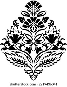 Abstract art botanical background vector. flower and leave Luxury wallpaper design with leaf, flower, and tree packaging and prints.