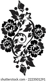 Abstract art botanical background vector. Luxury wallpaper design with leaf, flower, bird, and tree packaging and prints.