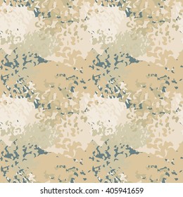 Abstract art camouflage seamless pattern. Background texture, pant spots, brush strokes, distressed