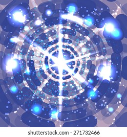 abstract art circle background for your text or presentation.