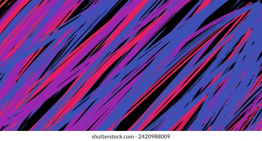 Abstract art colored slashed striped pattern, wallpaper.  Vector background