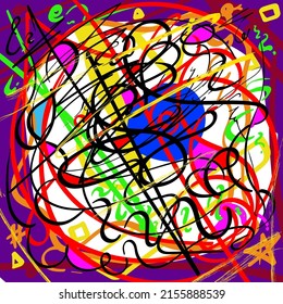 Abstract art. colorful. For backdrop,wallpaper,background. Vector illustration.