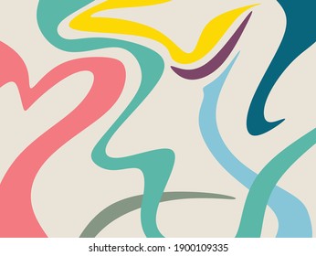 Arte abstracto con tema abstracto colorido
