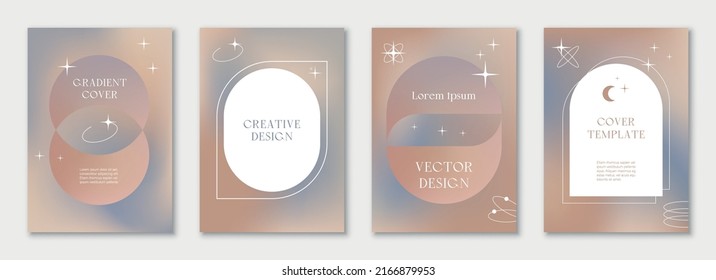 Abstract art, colorful fluid gradient wallpaper, liquid, blend, blurred, modern dynamic hologram design, background for busines, presentation, ads, social media, prints, cover, banner, set
